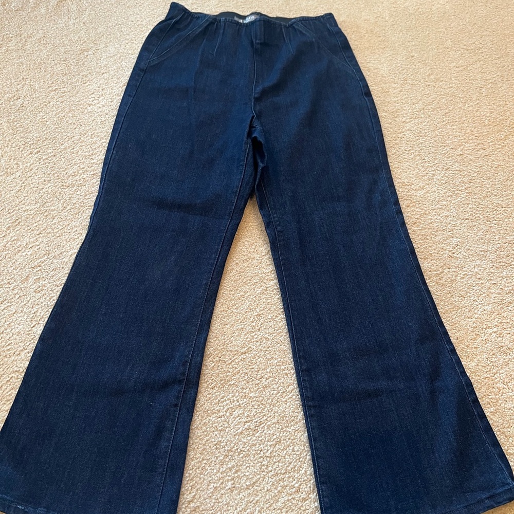 d. jeans Women's Deep Indigo Flare Jeans